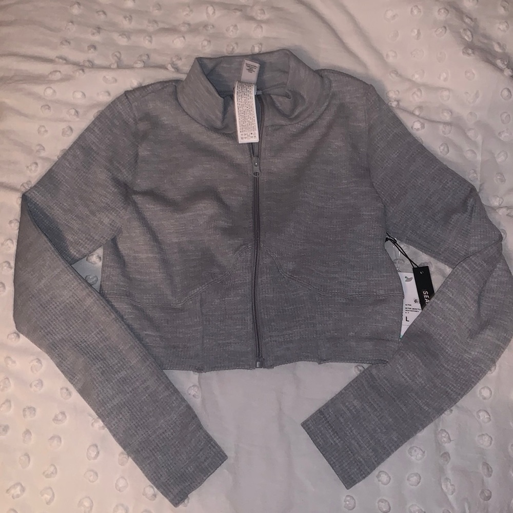 Forever 21 Active Seamless Zip up Jacket